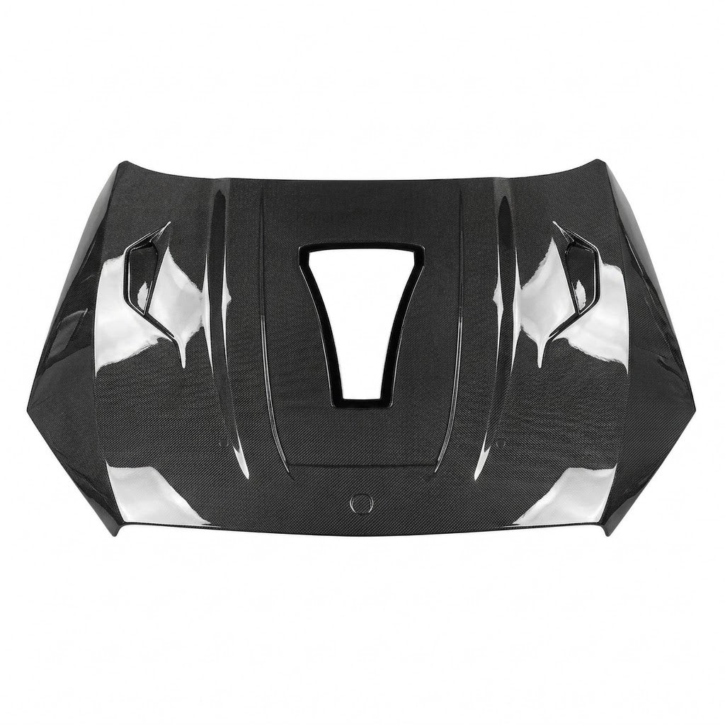 2014-2020 Mercedes S-Class/S63/S65 AMG Glass Engine Cover Carbon Fiber Hood | W222
