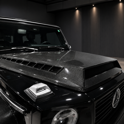 2002-2018 Mercedes G-Class/G55/G63/G65 AMG V2 Style Carbon Fiber Hood | W463