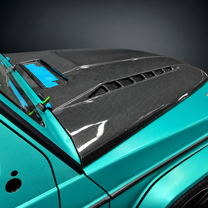 2019-2024 Mercedes G-Class/G63 AMG V4 Style Carbon Fiber Hood | W463A/W464