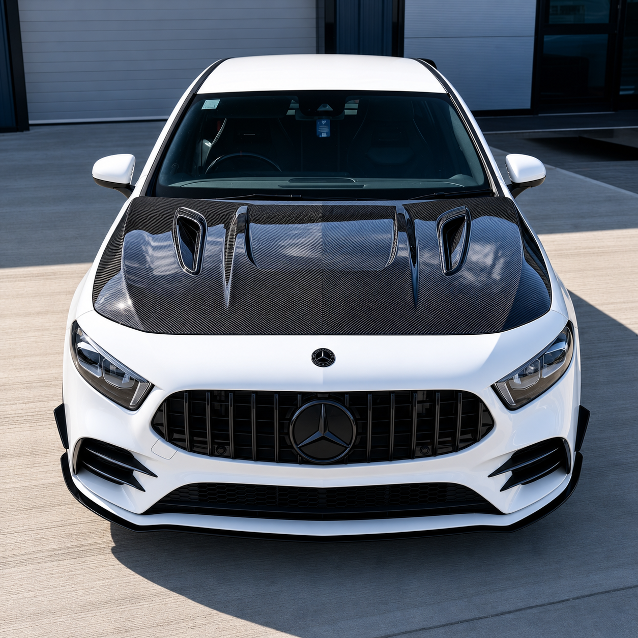 2019-2022 Mercedes A-Class/A35/A45 AMG TK Style Carbon Fiber Hood | V177/W177