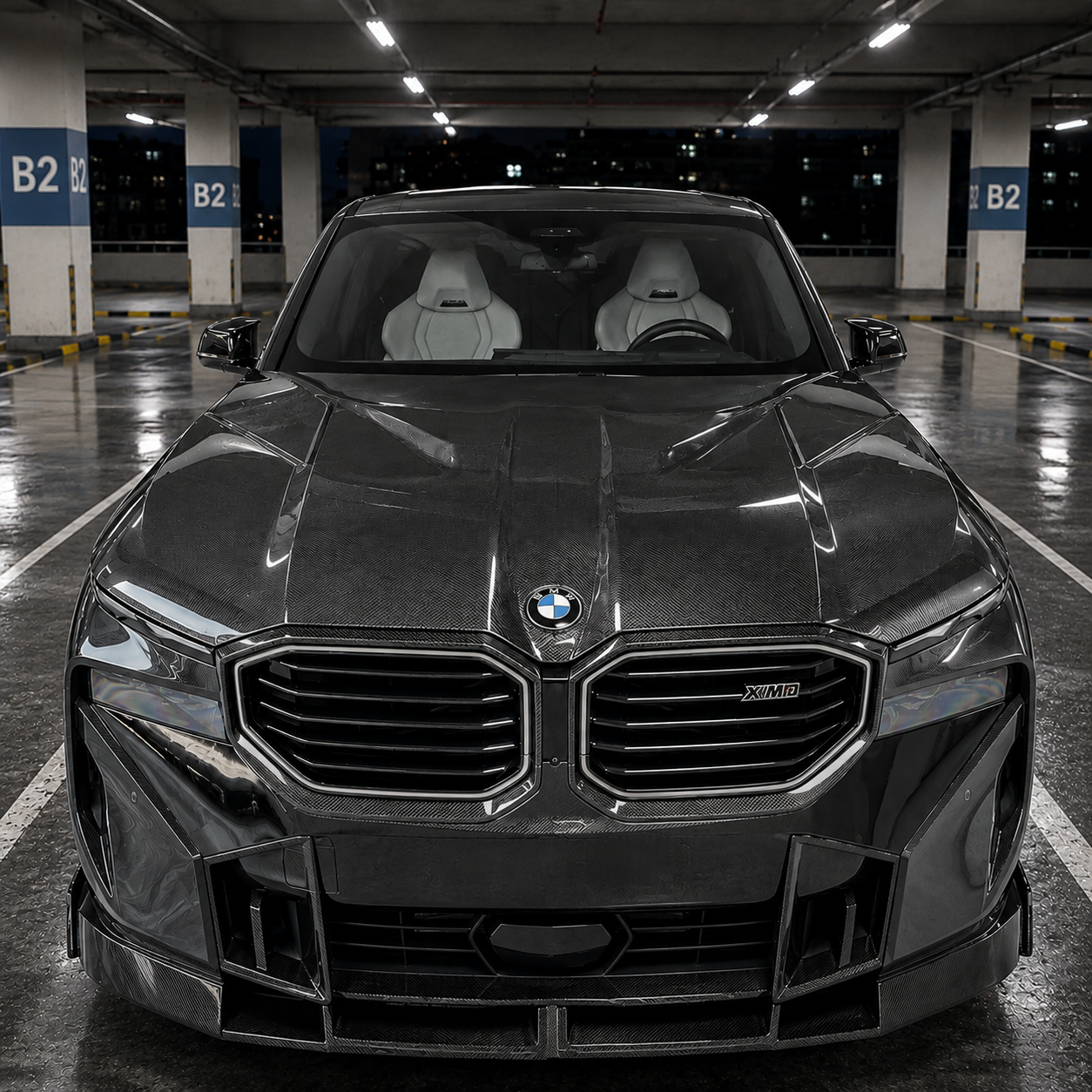 2023+ BMW XM LD Style Carbon Fiber Hood | G09