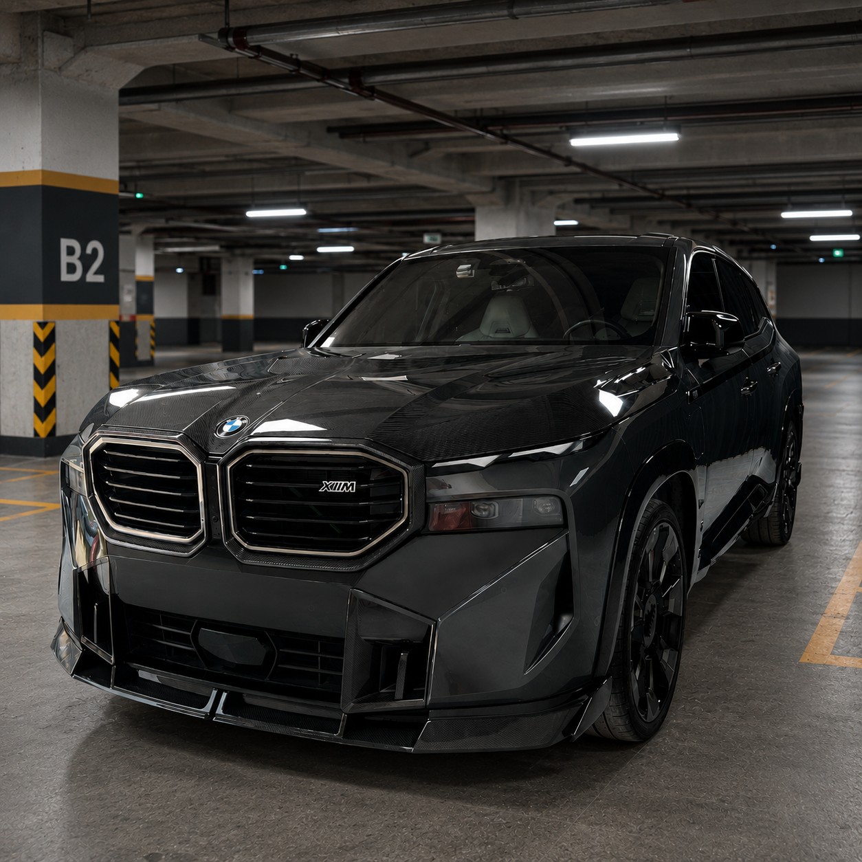 2023+ BMW XM LD Style Carbon Fiber Hood | G09