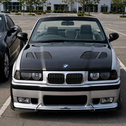 1992-1999 BMW 3-Series/M3 GTR Style Carbon Fiber Hood | E36 Coupe Convertible