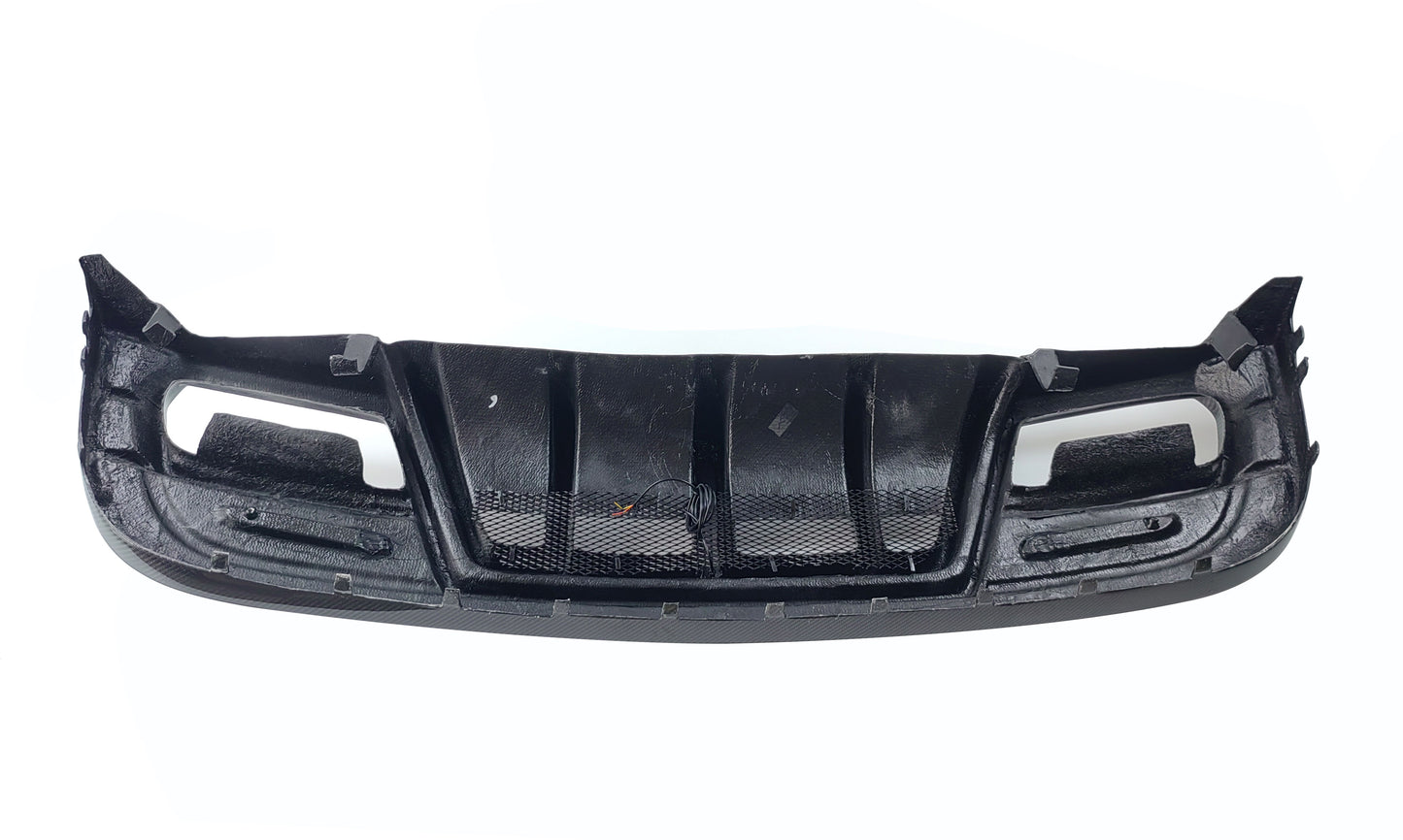 2013-2019 Mercedes-Benz GLA45 AMG Carbon Fiber Rear Diffuser with Brake Light | W156/X156