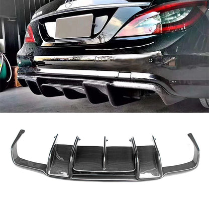 2012-2018 Mercedes-Benz CLS-Class/CLS63 AMG Aggressive Carbon Fiber Rear Diffuser | W218/C218