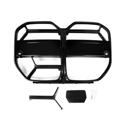 2021+ BMW 4-Series Gloss Black CSL Style Kidney Grilles | G26
