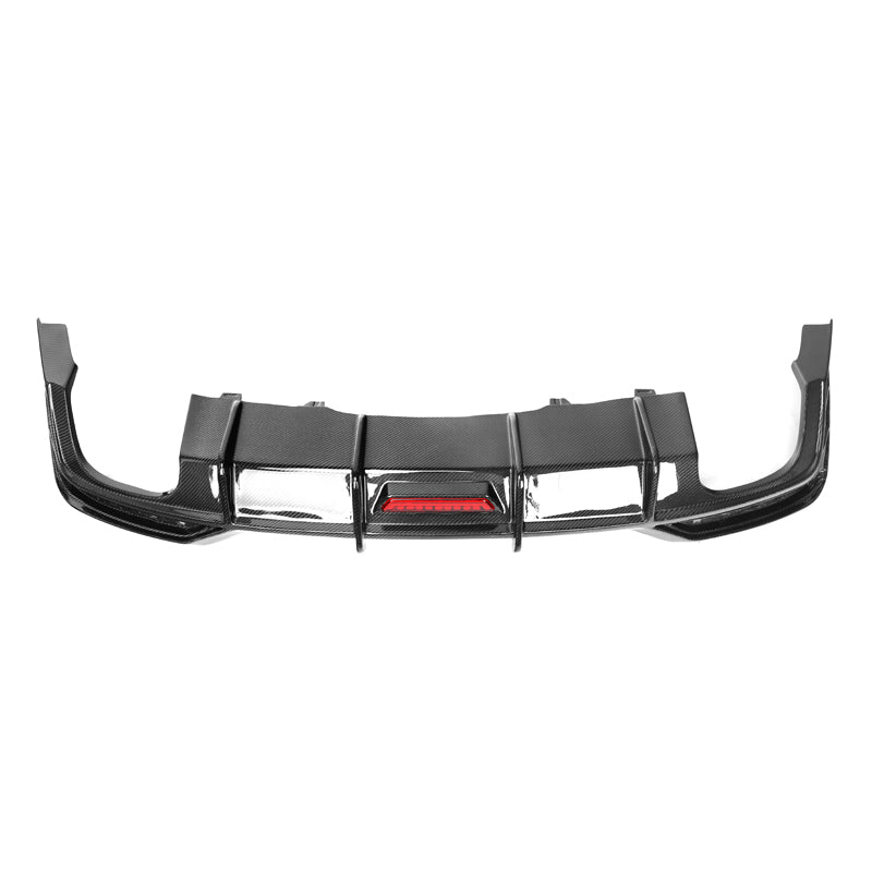 2020+ Audi A5/S5 Carbon Fiber Rear Diffuser with LED Brake Light | B9.5 A5/S5