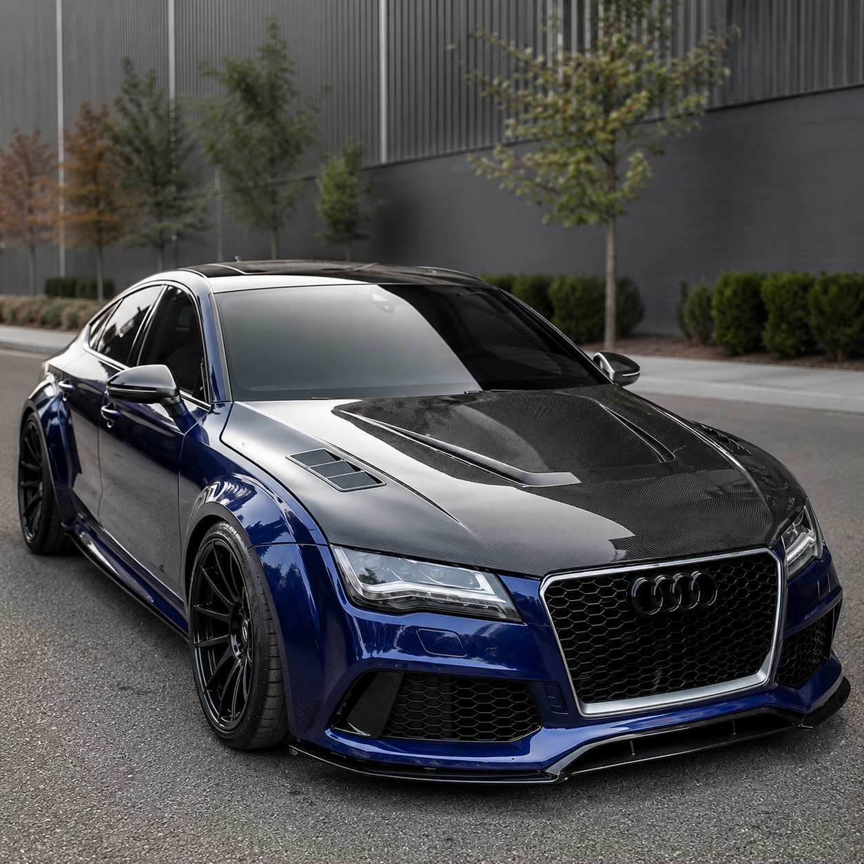2012-2018 Audi A7/S7/RS7 V Style Carbon Fiber Hood | C7/C7.5