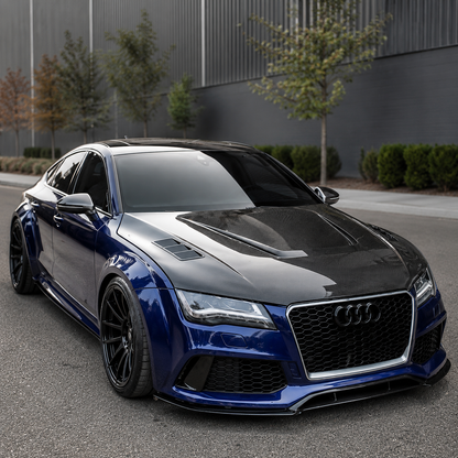 2012-2018 Audi A7/S7/RS7 V Style Carbon Fiber Hood | C7/C7.5