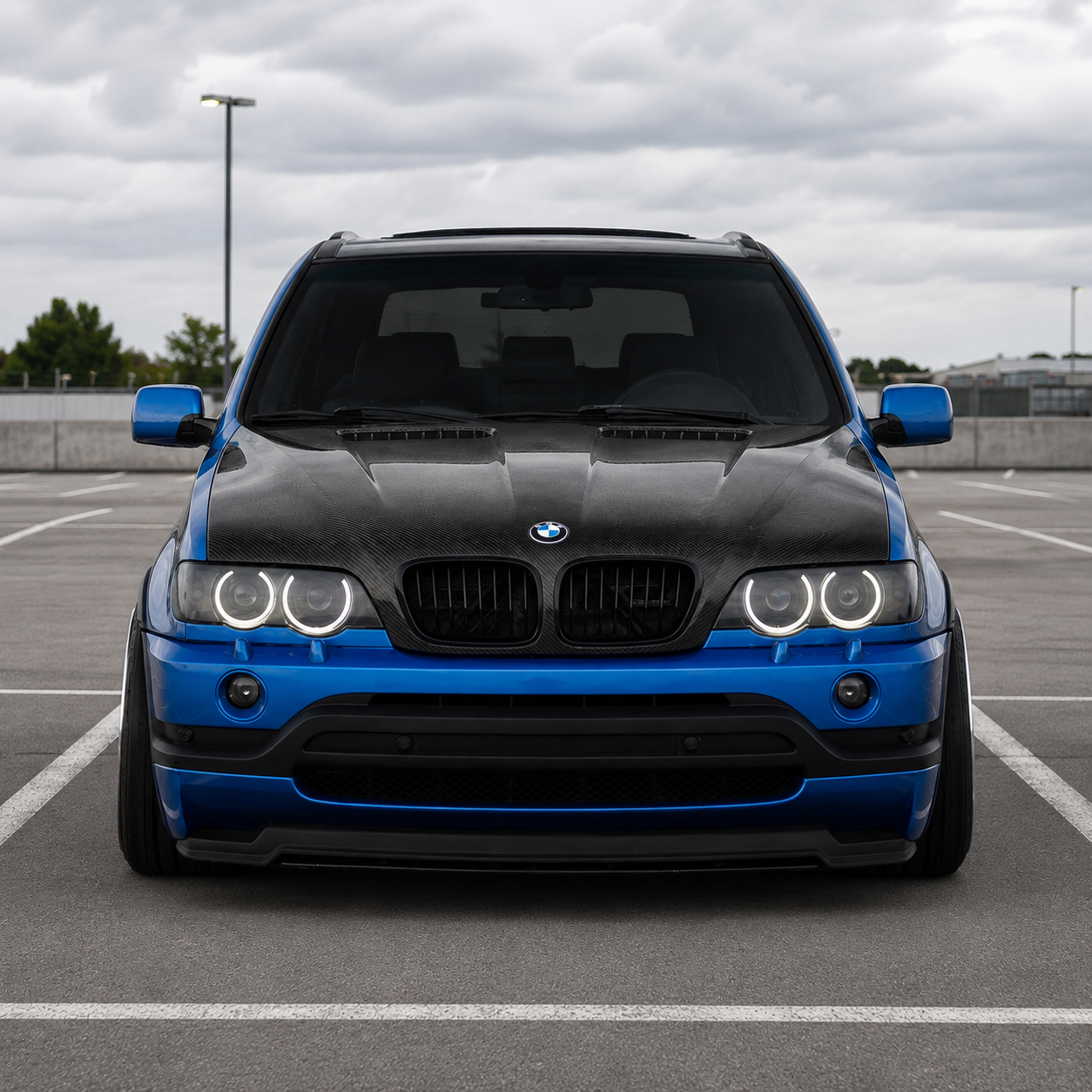 2000-2003 BMW X5 OEM Style Carbon Fiber Hood | E53