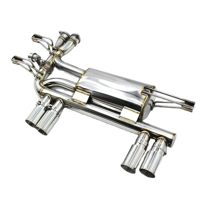 2001-2006 BMW M3 Valved Sport Exhaust System | E46 Stainless Steel Exhaust / Chrome Tips / Axleback Only Exhausts