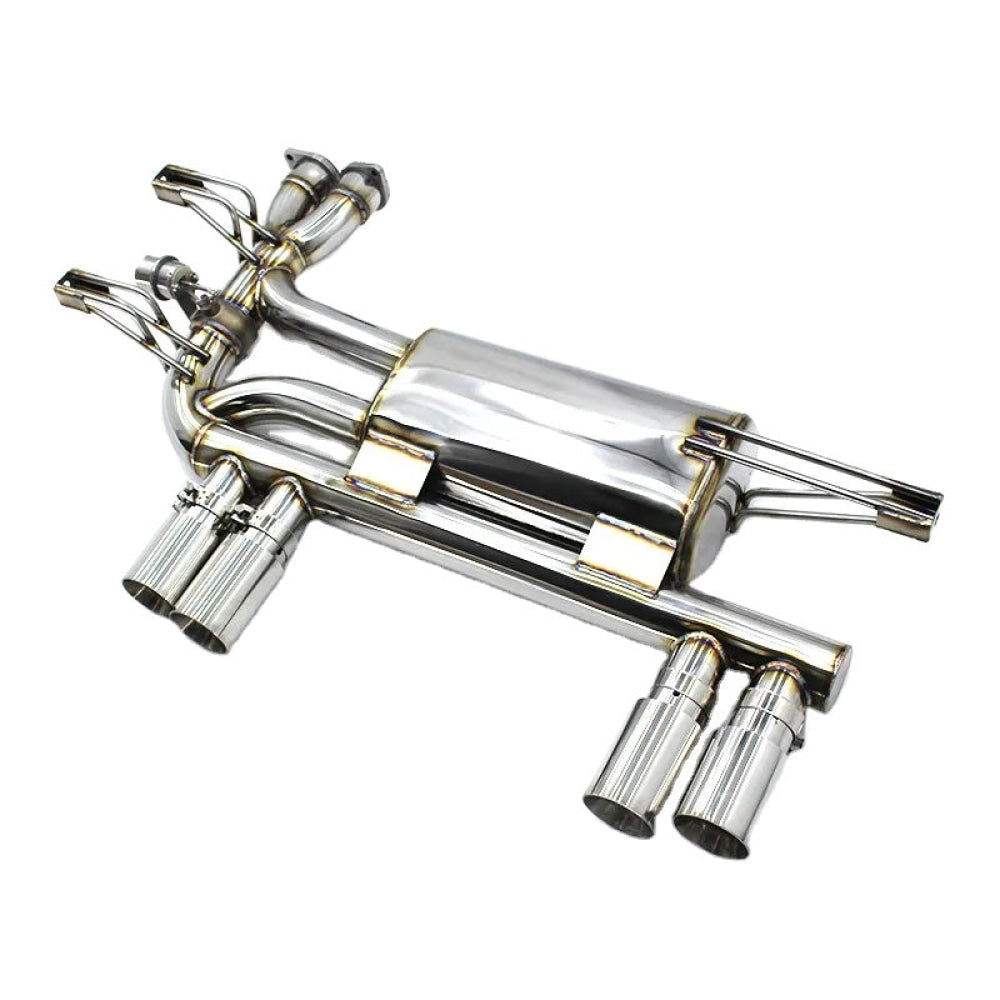 2001-2006 BMW M3 Valved Sport Exhaust System | E46 Stainless Steel Exhaust / Chrome Tips / Axleback Only Exhausts