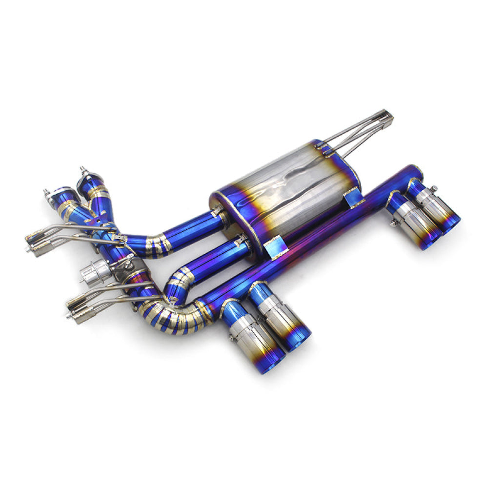 2001-2006 BMW M3 Valved Sport Exhaust System | E46 Titanium Exhaust / Chrome Tips / Axleback Only Exhausts