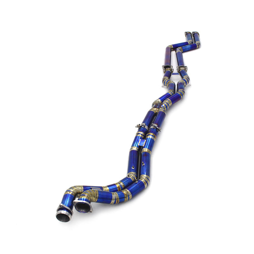 2001-2006 BMW M3 Valved Sport Exhaust System | E46 Titanium Exhaust / Chrome Tips / Midpipe Only Exhausts