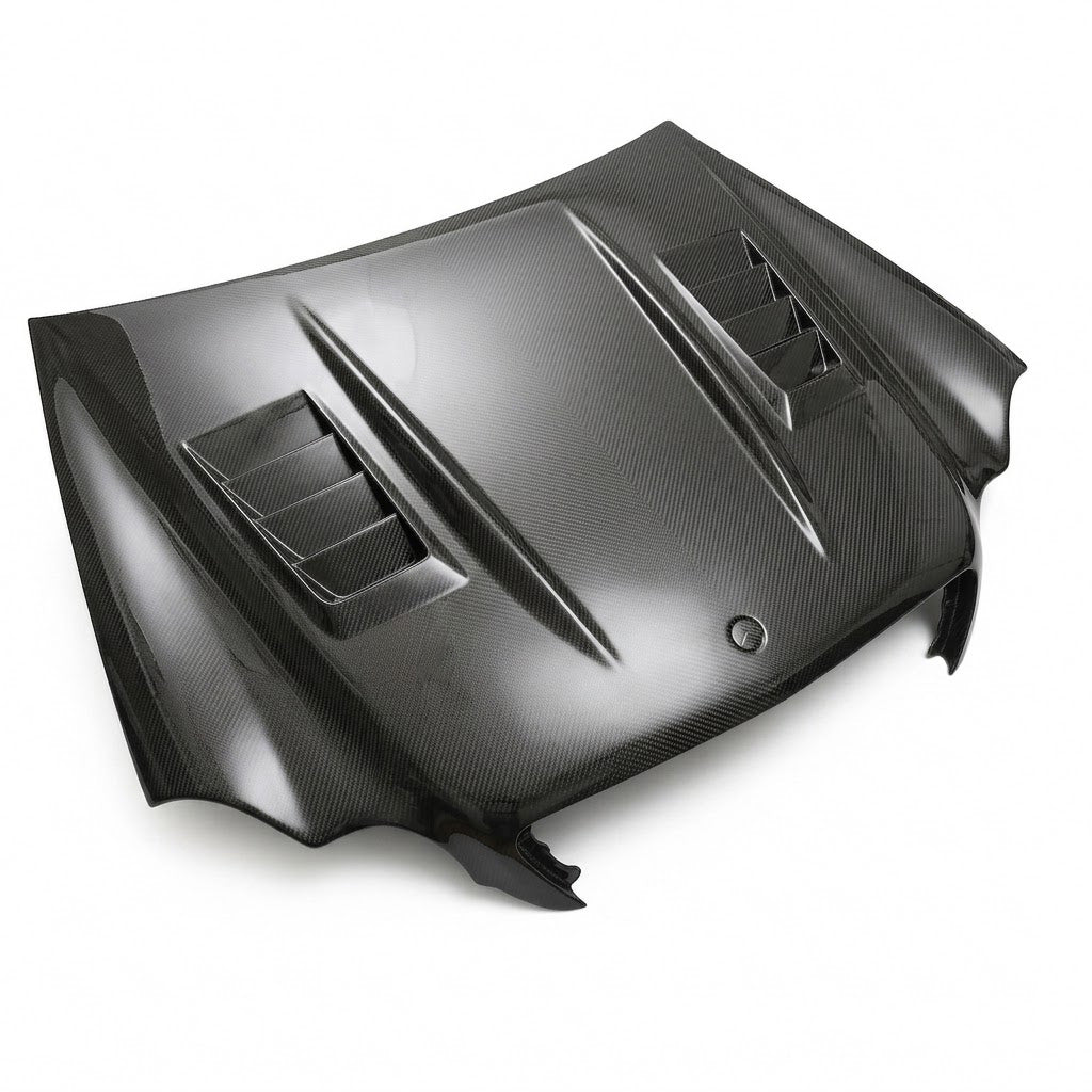 2001-2007 Mercedes-Benz C-Class V Style Carbon Fiber Hood | W203/S203