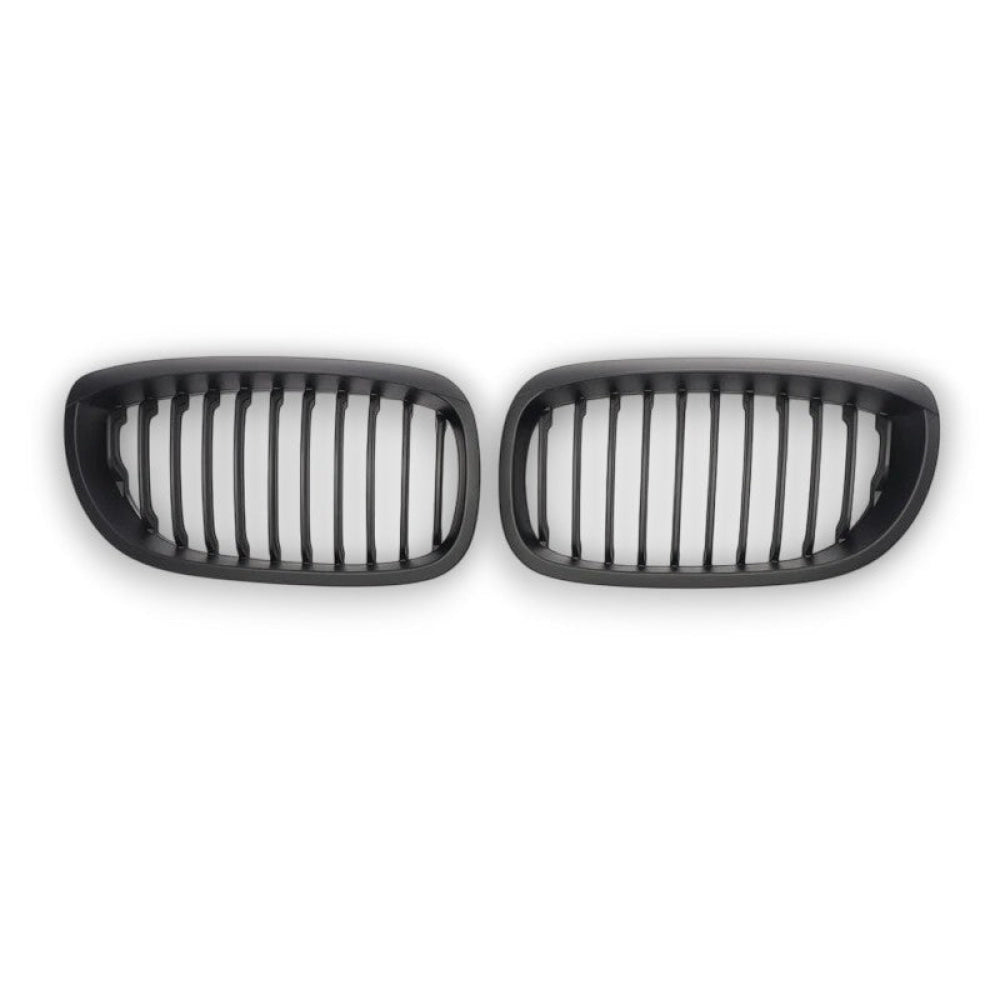 2002-2006 BMW 3-Series/M3 Kidney Grilles | E46 Matte Black Kidney Grilles