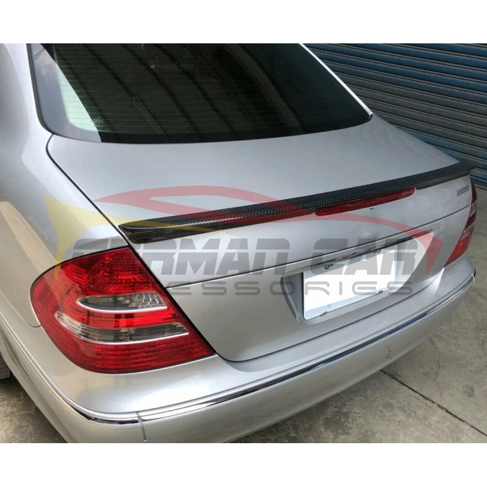 2002-2009 Mercedes-Benz E-Class/E63 AMG Carbon Fiber Rear Trunk Spoiler | W211 Rear Trunk Spoilers