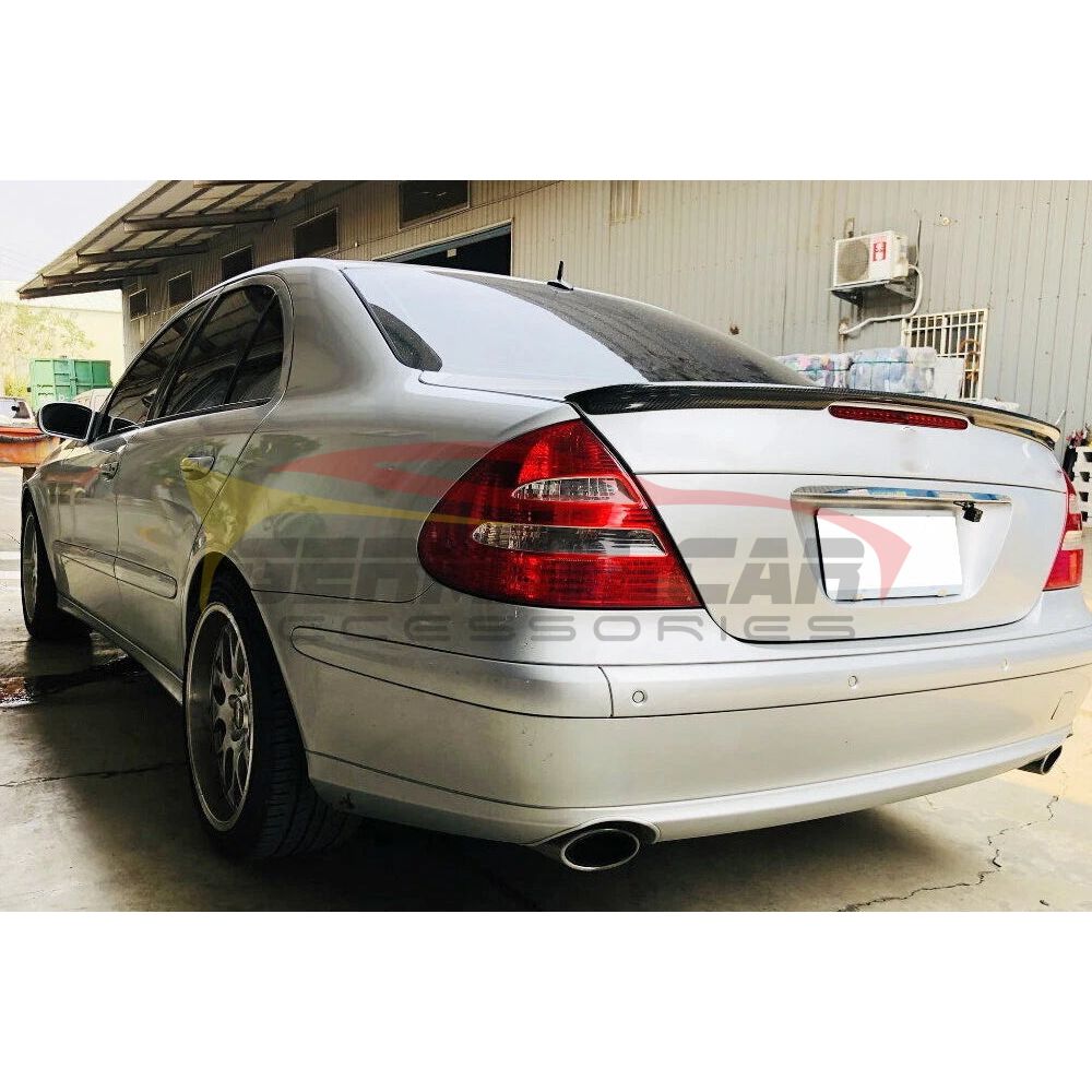 2002-2009 Mercedes-Benz E-Class/E63 AMG Carbon Fiber Rear Trunk Spoiler | W211 Rear Trunk Spoilers
