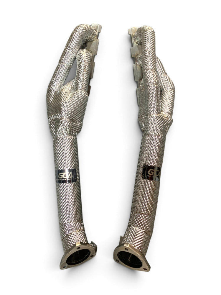 2003-2010 Audi A8 Long Tube Headers | D3 A8 4.2L V8 - Yes Heat Shield - Headers