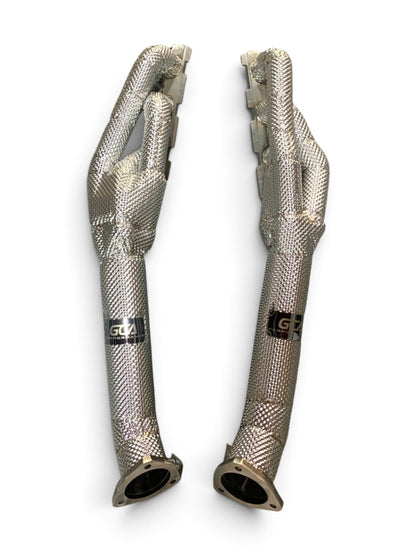 2003-2010 Audi A8 Long Tube Headers | D3 A8 4.2L V8 - Yes Heat Shield - Headers