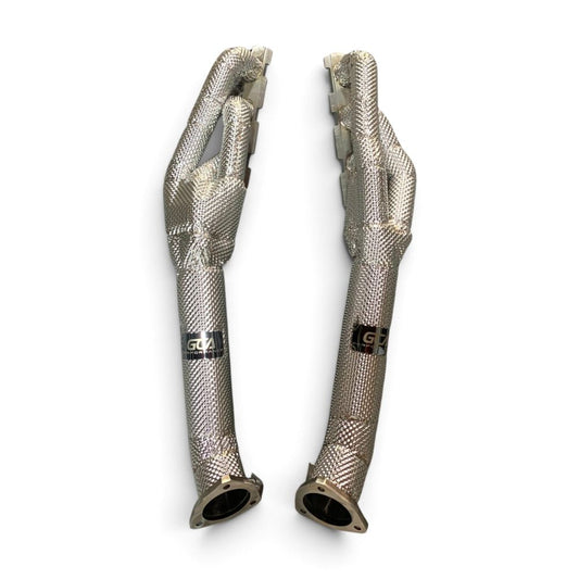 2003-2010 Audi A8 Long Tube Headers | D3 A8 4.2L V8 - Yes Heat Shield - Headers