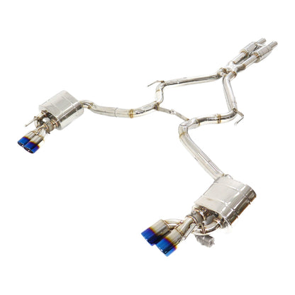 2003-2011 Mercedes SL500/SL550 Valved Sport Exhaust System I R230 - Stainless Steel Exhaust / Chrome Tips - Exhausts