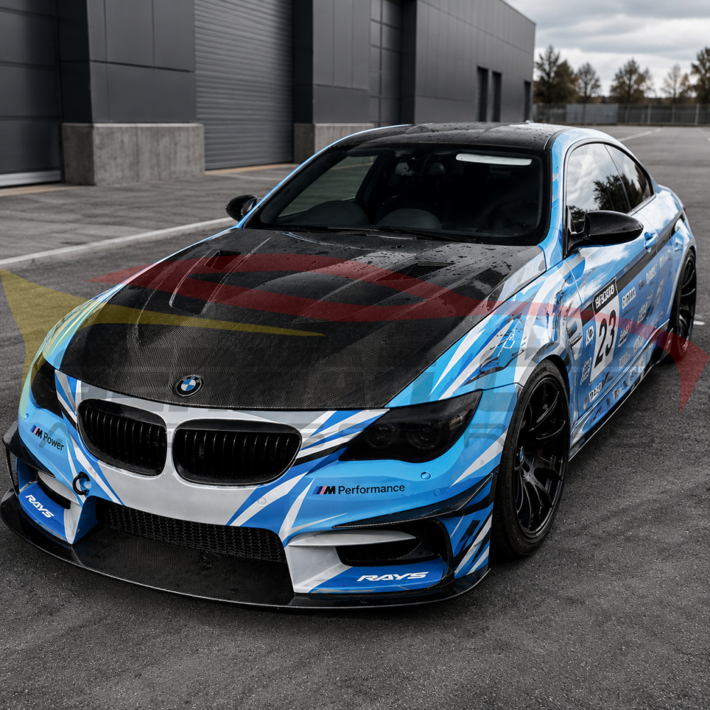 2004-2010 BMW 6-Series/M6 GTR Style Carbon Fiber Hood | E63/E64 - Front Hood