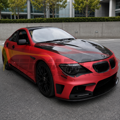 2004-2010 BMW 6-Series/M6 GTR Style Carbon Fiber Hood | E63/E64 - Front Hood