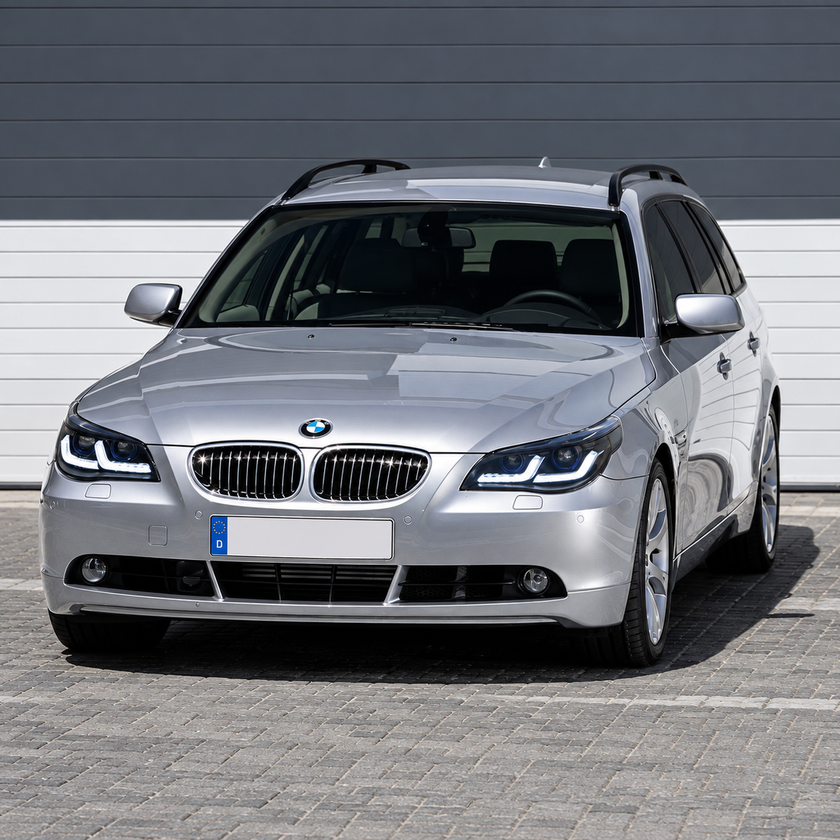 2004-2010 BMW 5-Series/M5 White DRL Laser Ikon Style LED Headlights | E60/E61