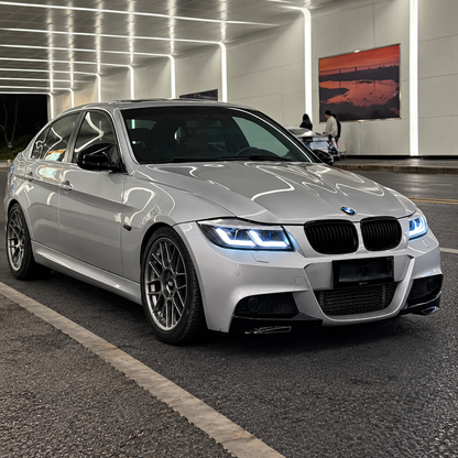 2004-2010 BMW 5-Series/M5 White DRL Laser Ikon Style LED Headlights | E60/E61