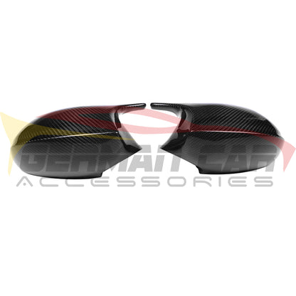 2005-2008 Bmw 3-Series M-Style Carbon Fiber Mirror Caps | E90/e91/e92/e93 Pre Lci