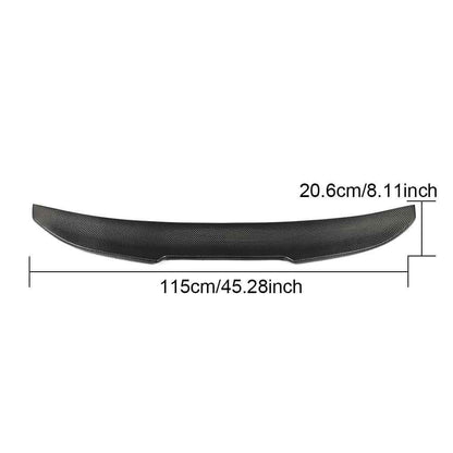 2005-2011 Audi A6/S6 Ducktail Carbon Fiber Trunk Spoiler | C6 A6/S6 Rear Trunk Spoilers