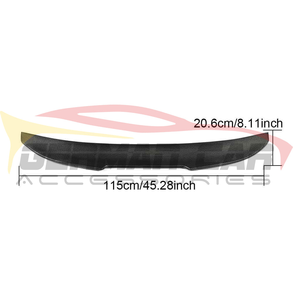 2005-2011 Audi A6/S6 Ducktail Carbon Fiber Trunk Spoiler | C6 A6/S6 Rear Trunk Spoilers