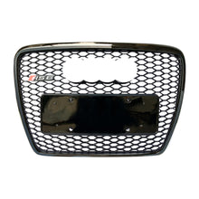 Load image into Gallery viewer, 2005-2011 Audi Rs6 Honeycomb Grille | C6 A6/s6 Black Frame Net With Emblem / Chrome
