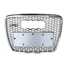 Load image into Gallery viewer, 2005-2011 Audi Rs6 Honeycomb Grille | C6 A6/s6 Chrome Silver Frame Net With Emblem /
