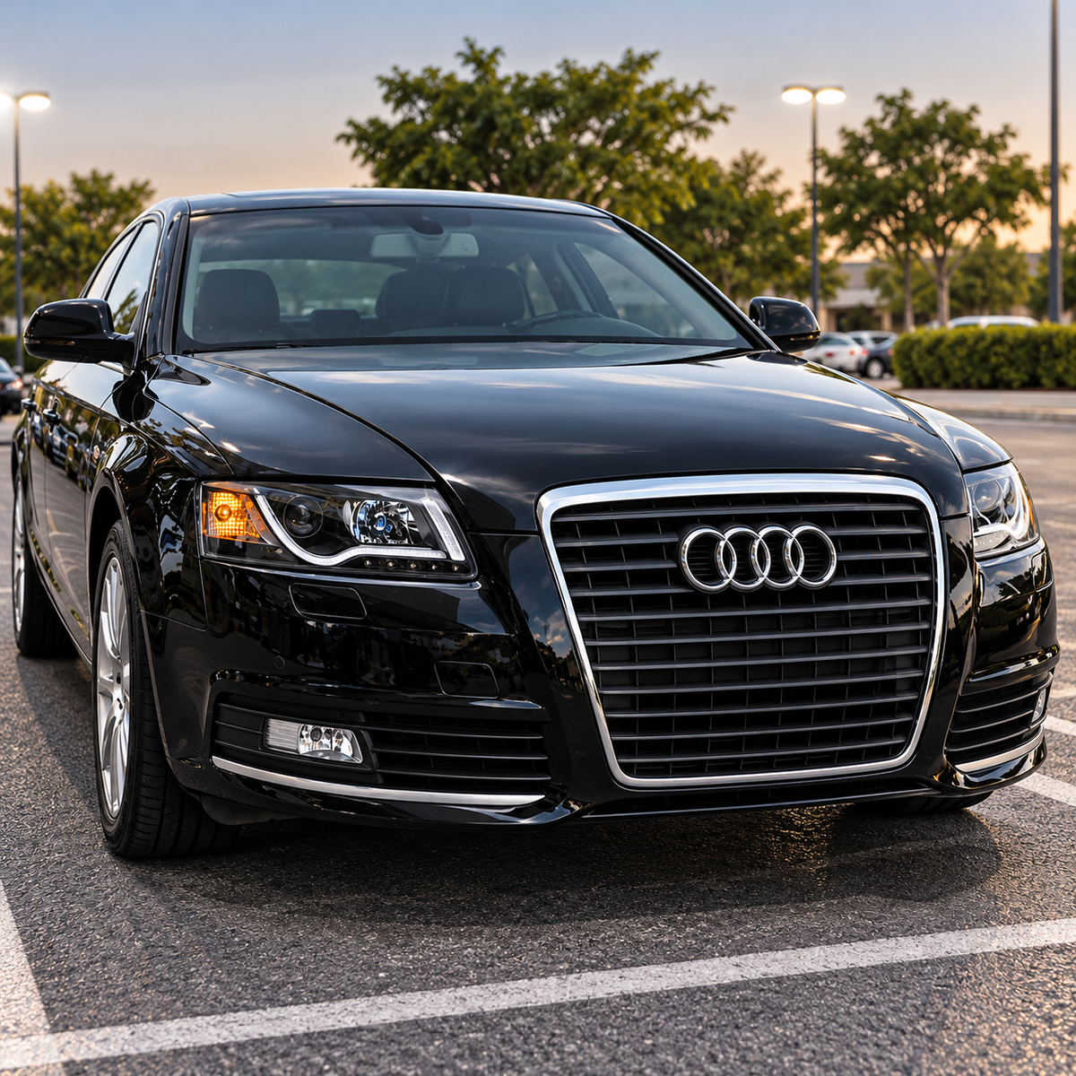 2005-2011 Audi A6/S6 LED DRL Tube Projector Headlights | C6