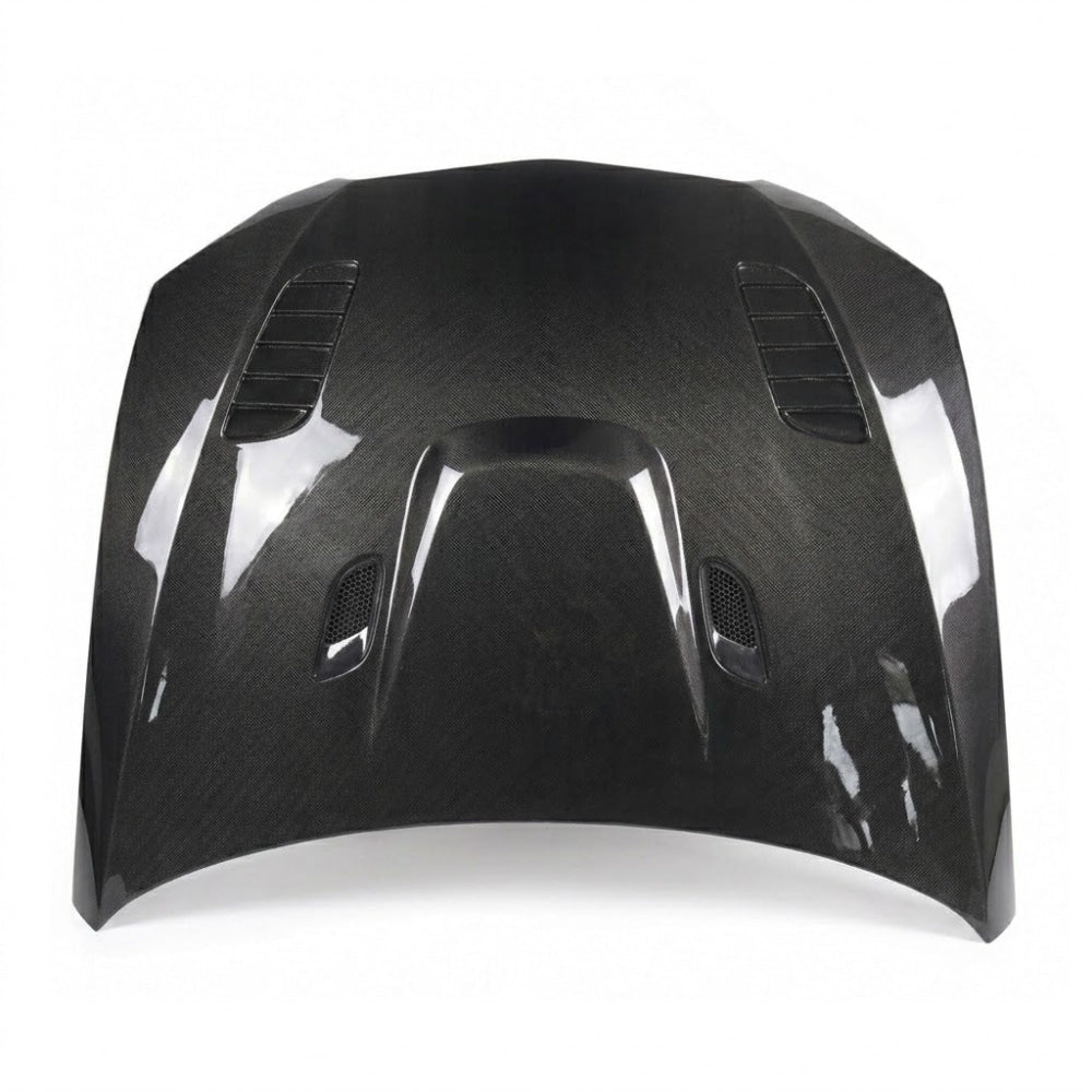 2005-2013 BMW 3-Series/M3 V Style Carbon Fiber Hood | E90/E92 - Front Hood