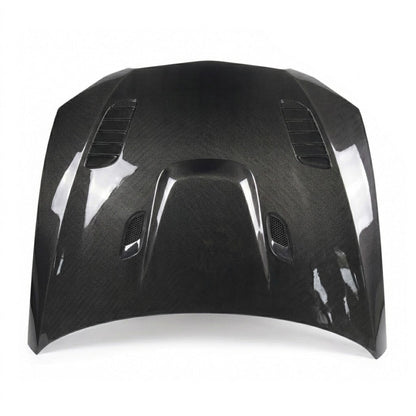 2005-2013 BMW 3-Series/M3 V Style Carbon Fiber Hood | E90/E92 - Front Hood
