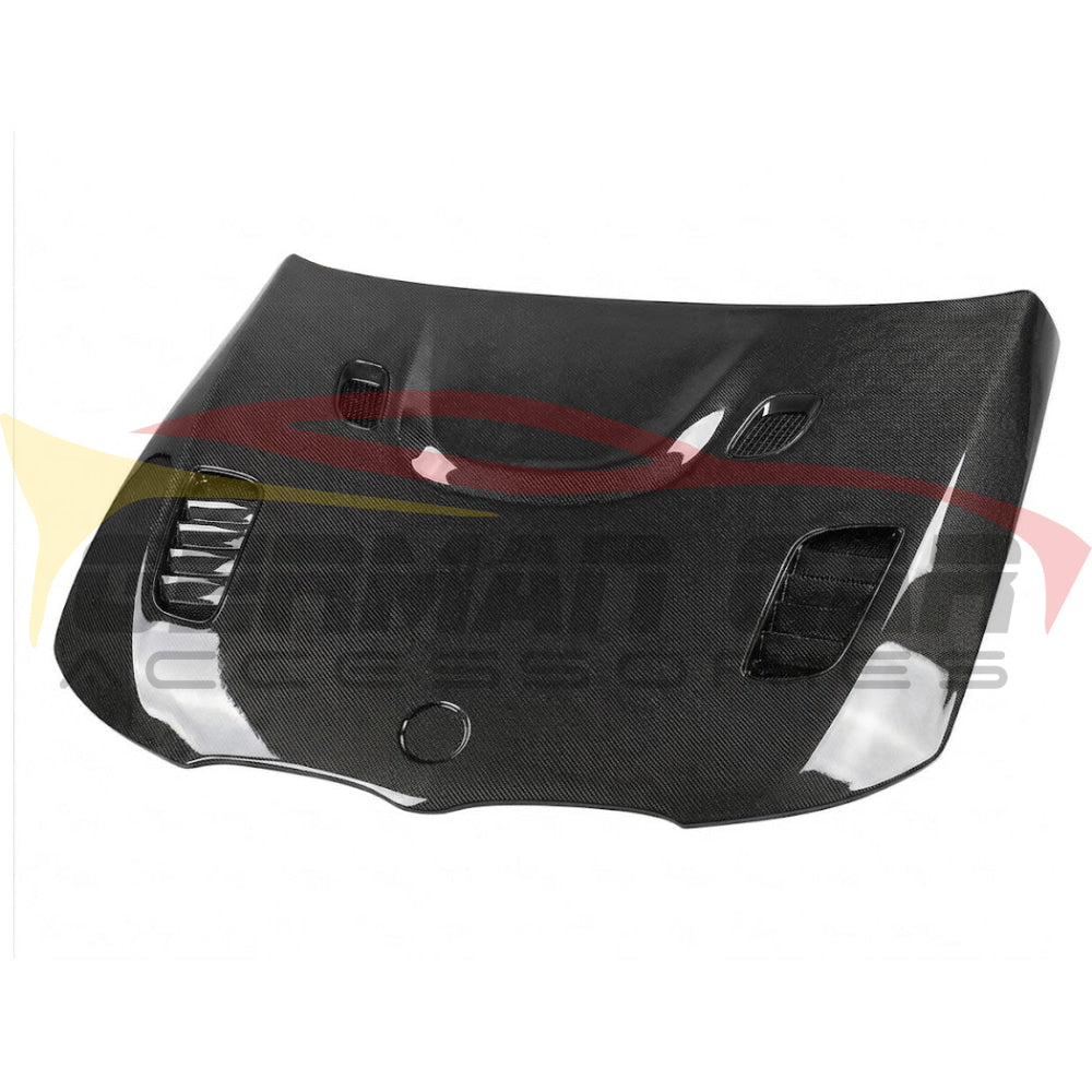 2005-2013 BMW 3-Series/M3 V Style Carbon Fiber Hood | E90/E92 - Front Hood