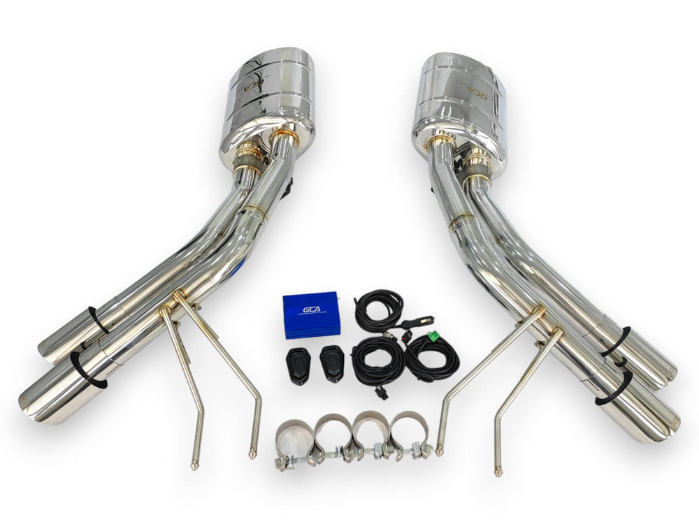 2005-2018 Mercedes G-Class/G63 Amg Valved Sport Exhaust System | W463 Stainless Steel / Chrome Tips