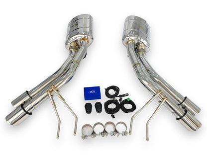 2005-2018 Mercedes G-Class/G63 Amg Valved Sport Exhaust System | W463 Stainless Steel / Chrome Tips