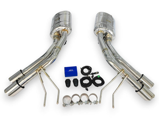 2005-2018 Mercedes G-Class/G63 Amg Valved Sport Exhaust System | W463 Stainless Steel / Chrome Tips