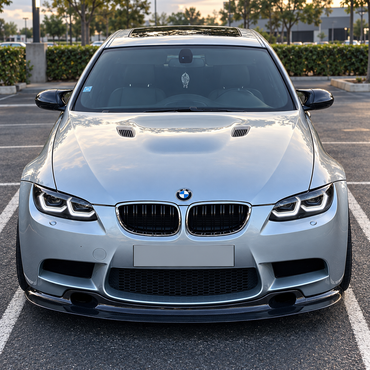 2006-2010 BMW 3-Series/M3 Yellow-White DRL Ikon Style Headlights | E92/E93 Pre-LCI