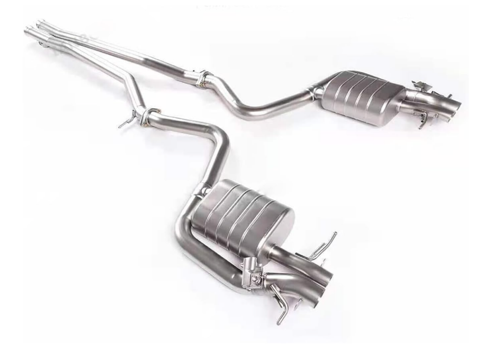 2013-2017 Mercedes S500/S550 Valved Sport Exhaust System | W222/C217 Stainless Steel / Chrome Tips