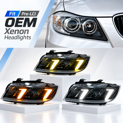 2006-2012 BMW 3-Series/M3 Snake Eye Style Headlights | E90/E91