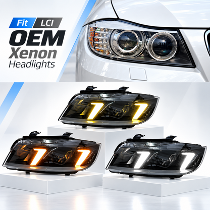 2006-2012 BMW 3-Series/M3 Snake Eye Style Headlights | E90/E91