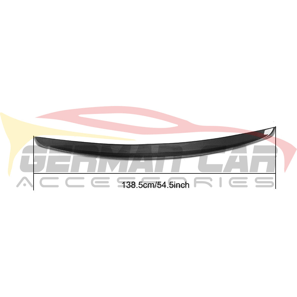 2006-2013 Mercedes-Benz S-Class V1 Style Carbon Fiber Trunk Spoiler | W221 Sedan Rear Trunk Spoilers