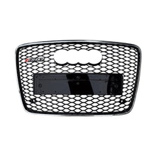 Load image into Gallery viewer, 2006-2015 Audi Rsq7 Honeycomb Grille | 4L Q7/Sq7 Black Frame Net With Emblem / Chrome Front Grilles
