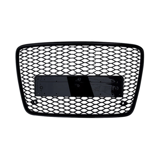 2006-2015 Audi Rsq7 Style Honeycomb Grille | 4L Q7/Sq7 Black Frame Mesh Front Grilles