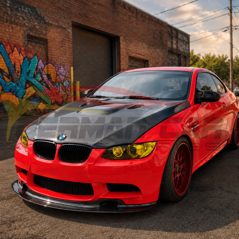 2007-2010 BMW 3-Series Carbon Fiber M3 Style Front Hood | E92/E93 Pre LCI - Front Hood